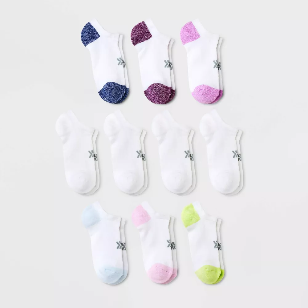 Женские носки спортивные с мягкой пяткой и носком, 10 пар в упаковке - All In Motion
Женские носки спортивные с мягкой пяткой и носком, 10 пар в упаковке - All In Motion