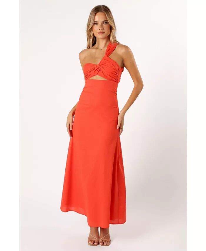 Женское платье макси Luna на одно плечо Petal and Pup, оранжевый
Женское платье макси Luna на одно плечо Petal and Pup, оранжевый