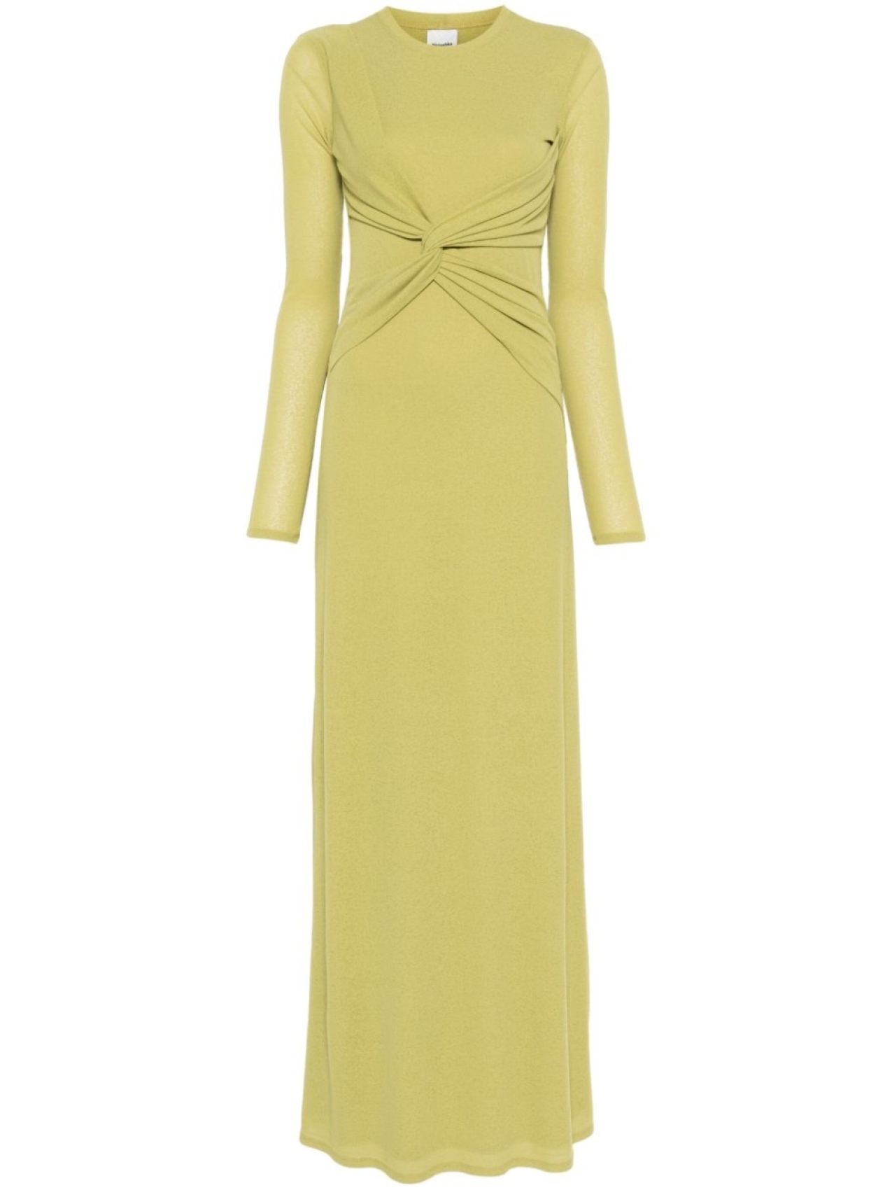 Nanushka платье макси с драпировкой, зеленый 
Nanushka платье макси с драпировкой, зеленый