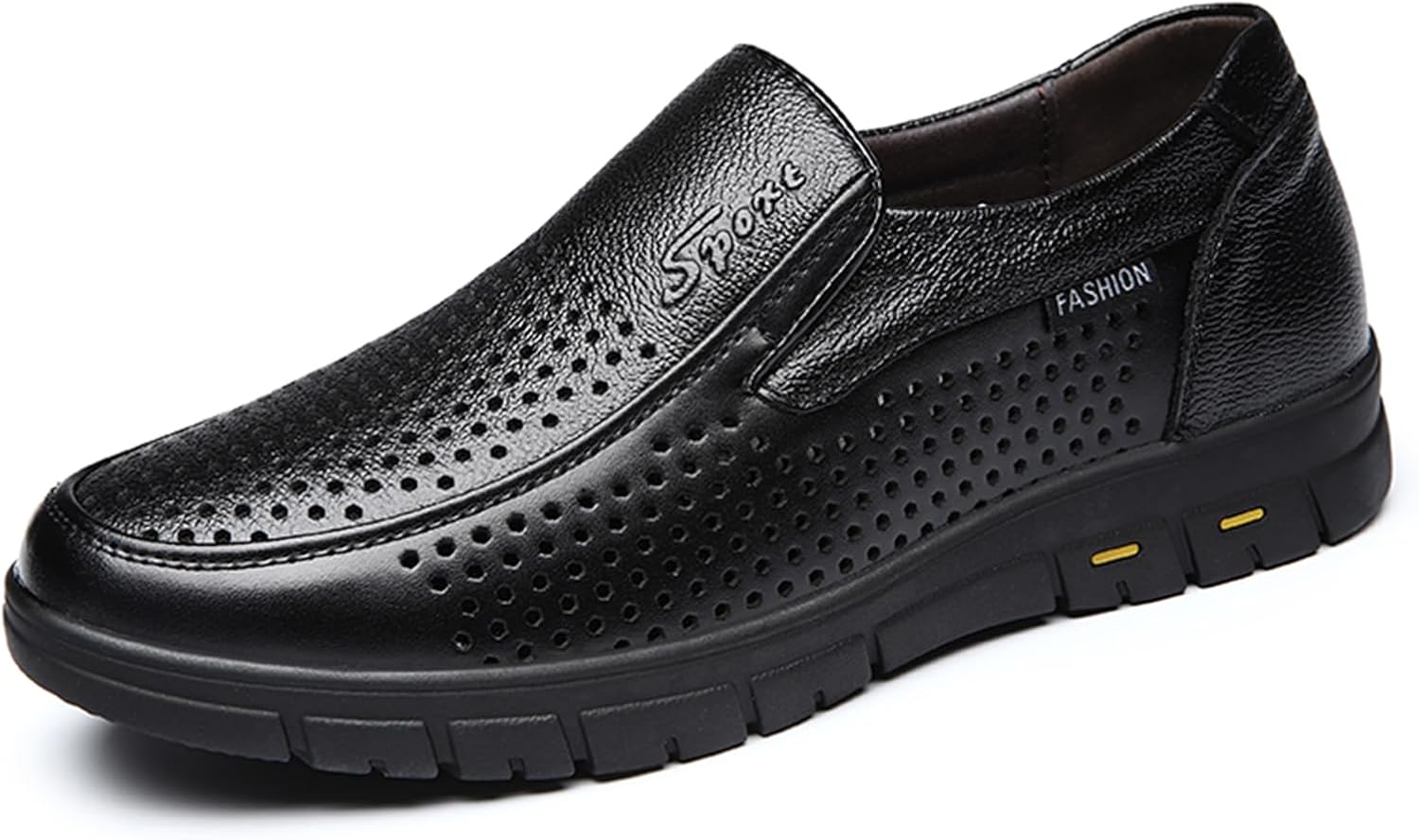 Мужские повседневные кожаные туфли, слипоны для бизнеса, удобные модные обувь для вождения Abborora, черный
Мужские повседневные кожаные туфли, слипоны для бизнеса, удобные модные обувь для вождения Abborora, черный