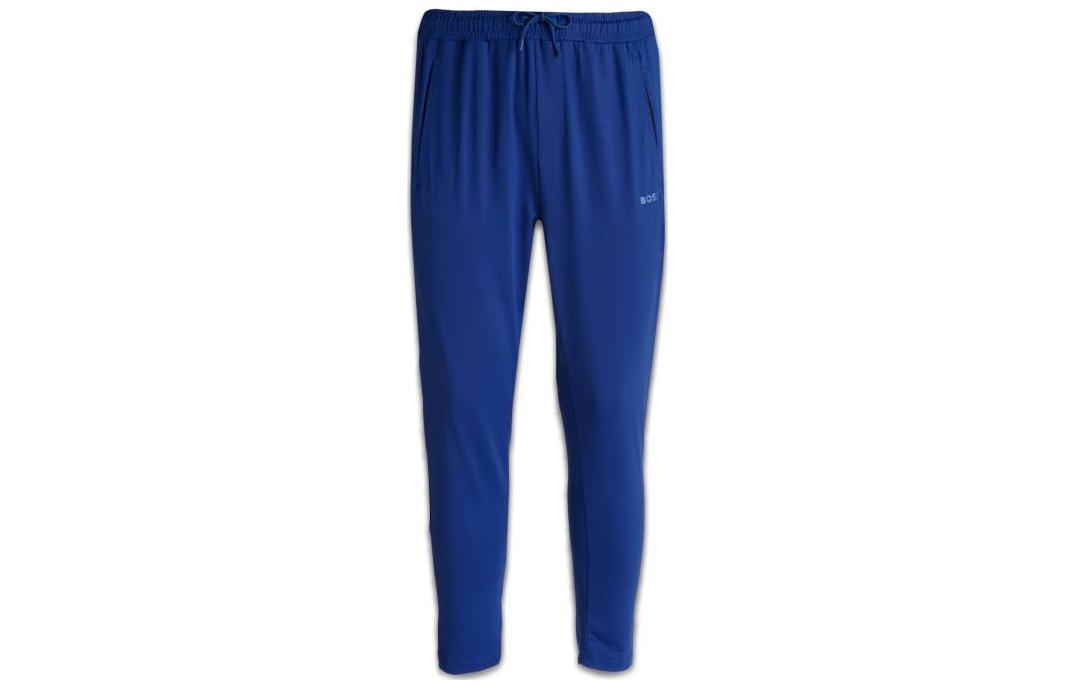 HUGO BOSS Вязаные спортивные штаны мужские синие умеренные с манжетами
HUGO BOSS Вязаные спортивные штаны мужские синие умеренные с манжетами