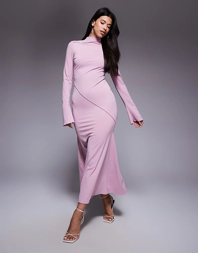 Платье макси Daska с асимметричным швом нежно-розового цвета
Платье макси Daska с асимметричным швом нежно-розового цвета