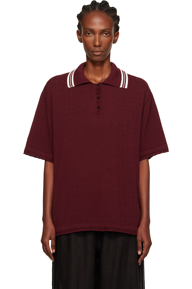 Органическая хлопковая поло с ажурной вязкой Cordera, цвет burgundy
Органическая хлопковая поло с ажурной вязкой Cordera, цвет burgundy