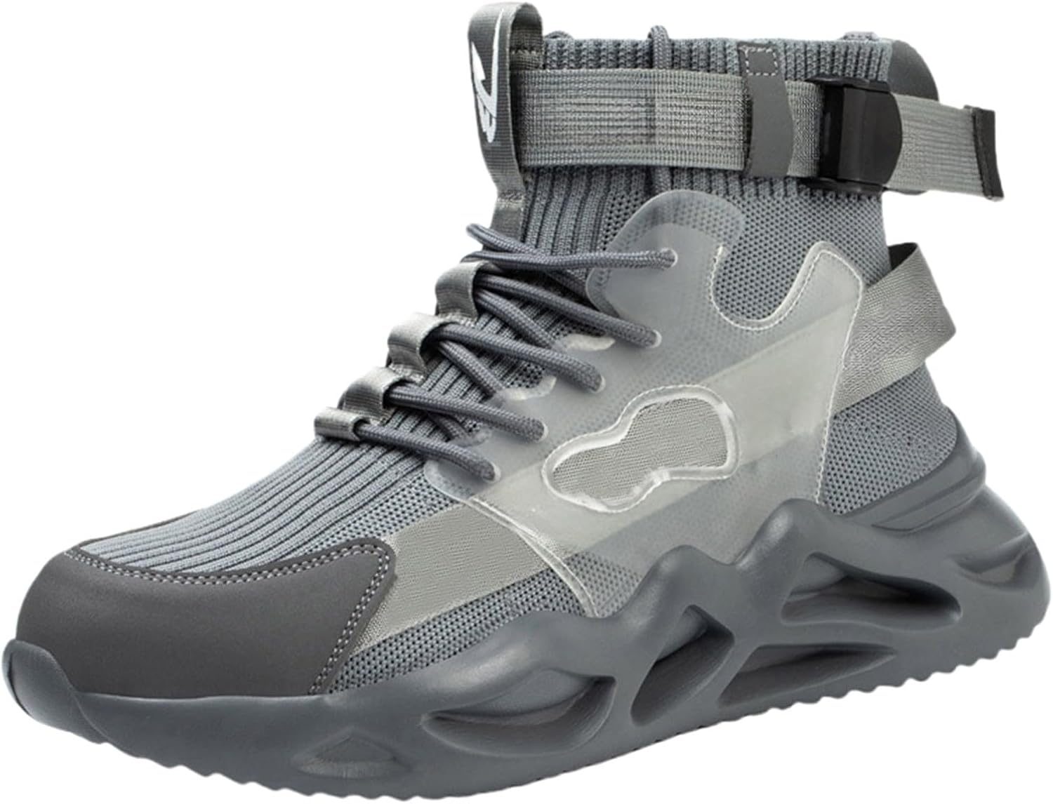 Мужские кроссовки, модные высокие кеды на шнуровке с регулируемой пряжкой, беговые кроссовки, противоскользящие, дышащие, легкие спортивные обувь Generic, серый
Мужские кроссовки, модные высокие кеды на шнуровке с регулируемой пряжкой, беговые кроссовки, противоскользящие, дышащие, легкие спортивные обувь Generic, серый