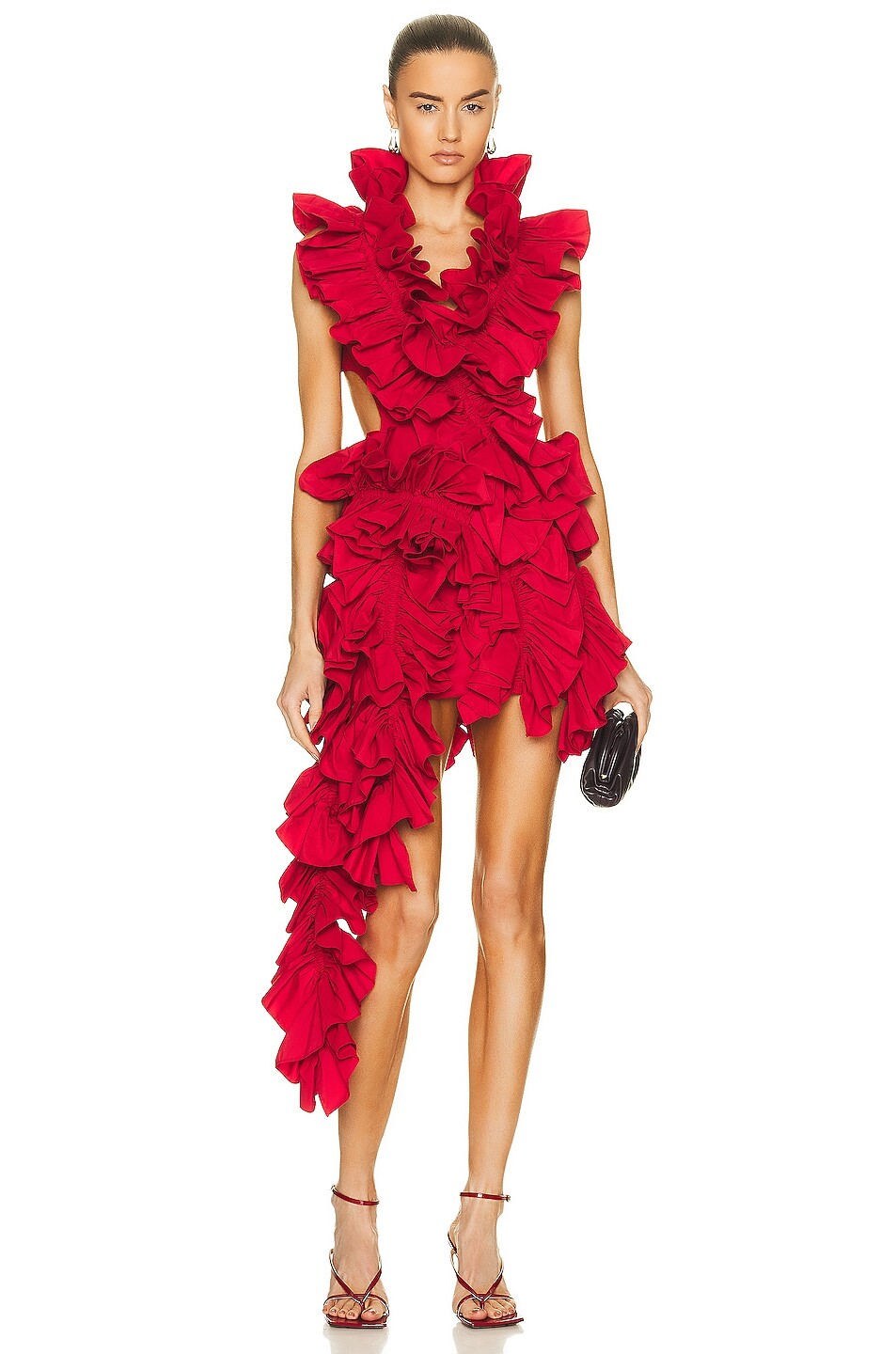 Платье мини Aknvas Olive, красный 
Платье мини Aknvas Olive, красный