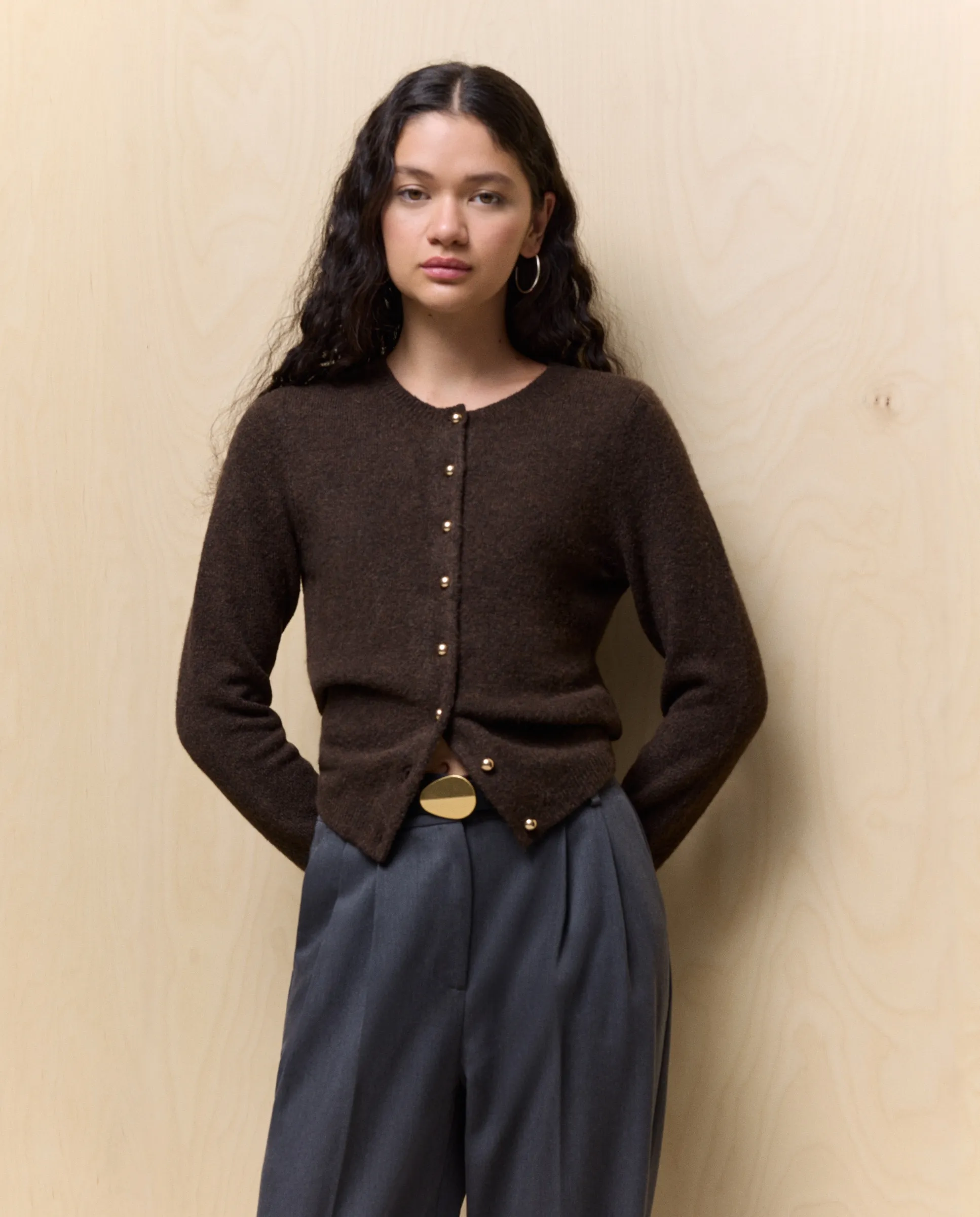 Женская куртка с металлическими пуговицами Easy Wear, коричневый
Женская куртка с металлическими пуговицами Easy Wear, коричневый