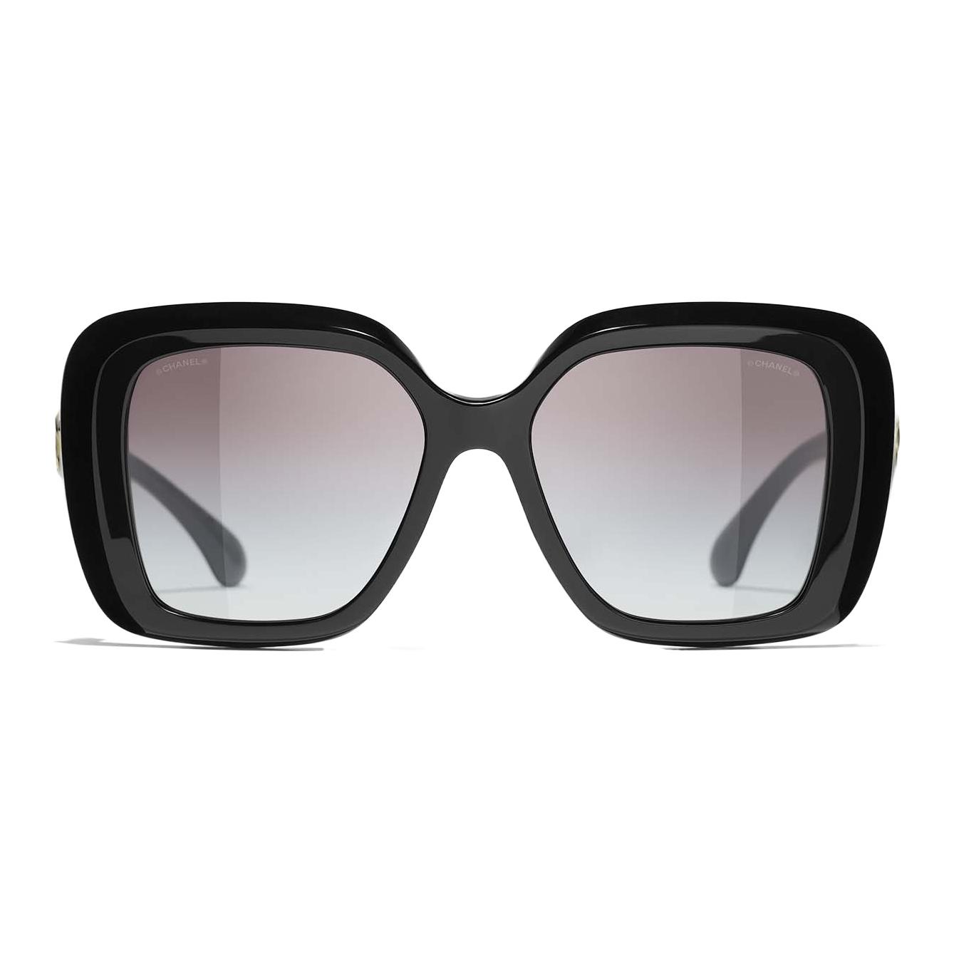 Ацетатные квадратные солнцезащитные очки унисекс черные CHANEL
Ацетатные квадратные солнцезащитные очки унисекс черные CHANEL