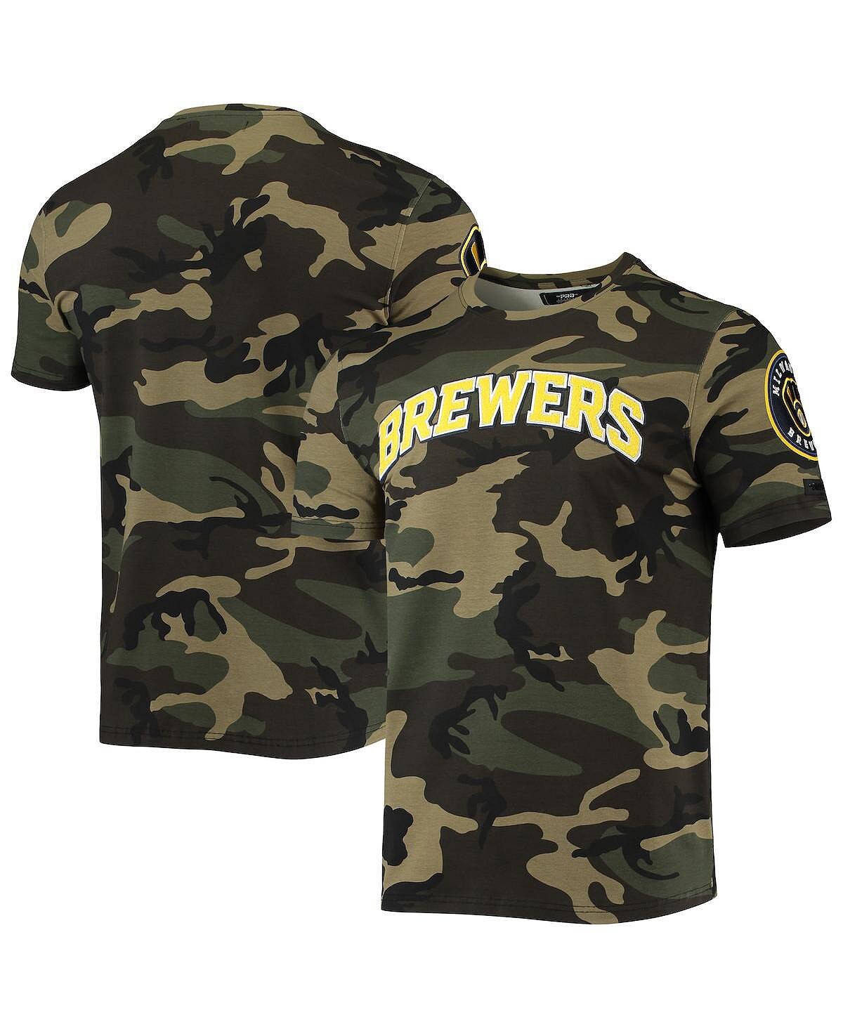 Мужская камуфляжная футболка milwaukee brewers team Pro Standard
Мужская камуфляжная футболка milwaukee brewers team Pro Standard