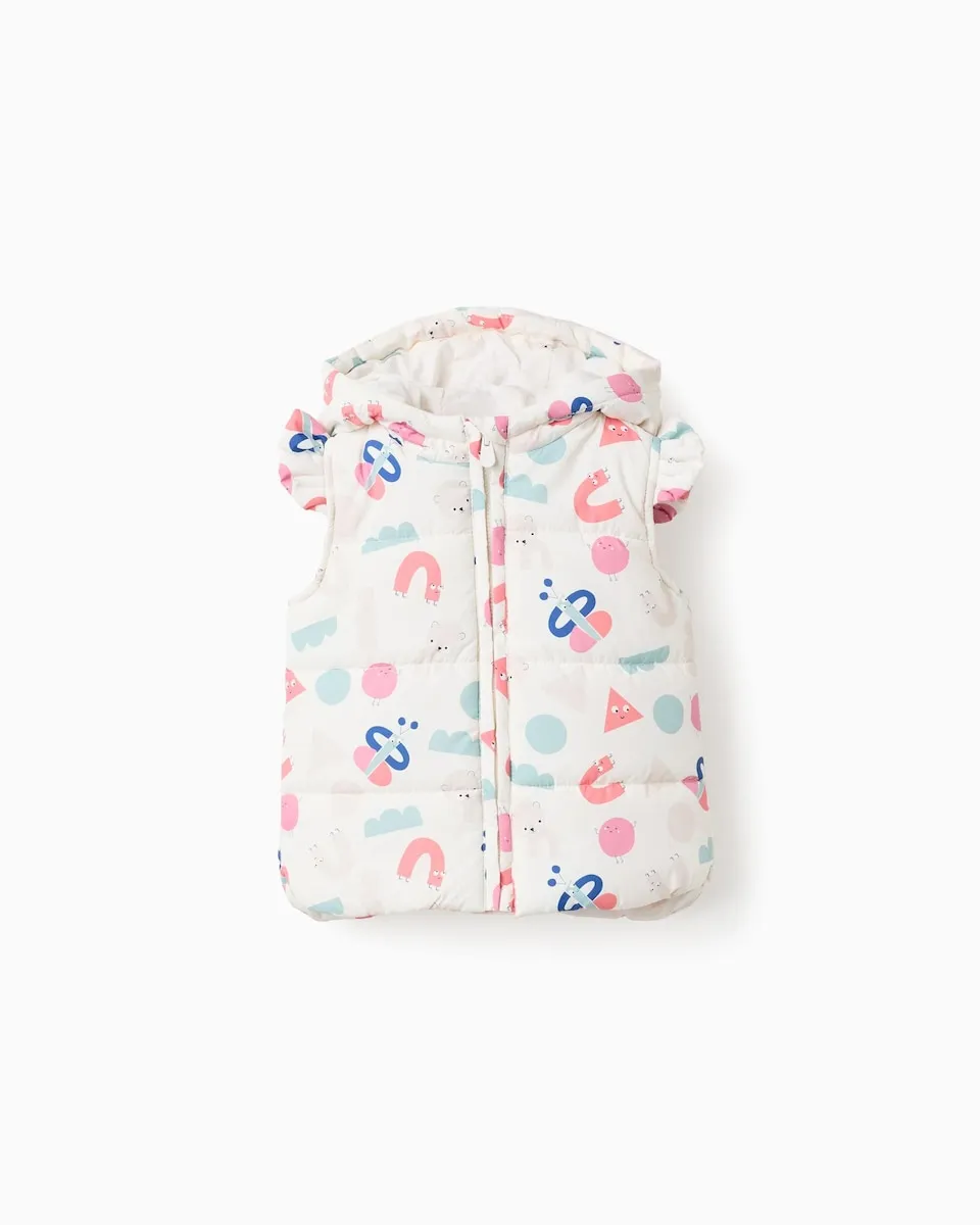 Стеганое пальто для девочки с рюшами и капюшоном Zippy, бежевый/розовый
Стеганое пальто для девочки с рюшами и капюшоном Zippy, бежевый/розовый