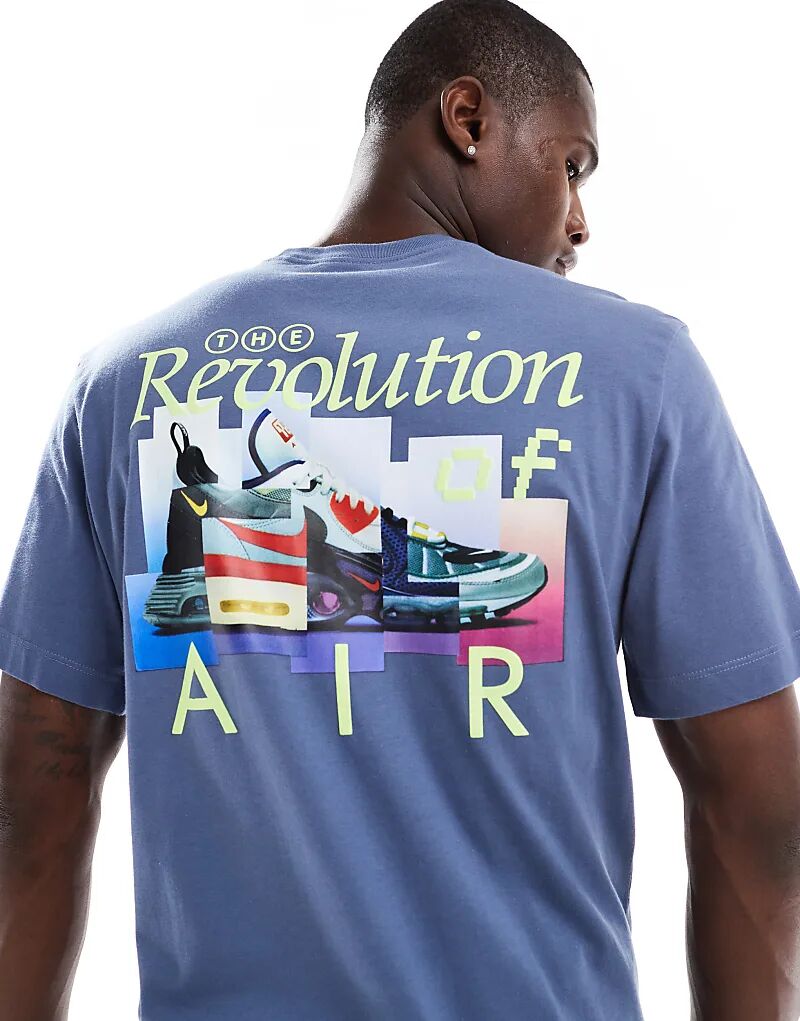 Футболка с принтом Nike синего цвета
Футболка с принтом Nike синего цвета