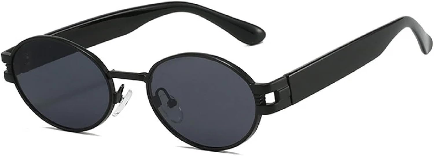 Модные ретро-очки овальной формы для женщин и мужчин, роскошные очки для активного отдыха, вождения и путешествий, солнцезащитные очки с защитой от УФ-излучения UV400 TKKTLLT, Black Gray
Модные ретро-очки овальной формы для женщин и мужчин, роскошные очки для активного отдыха, вождения и путешествий, солнцезащитные очки с защитой от УФ-излучения UV400 TKKTLLT, Black Gray