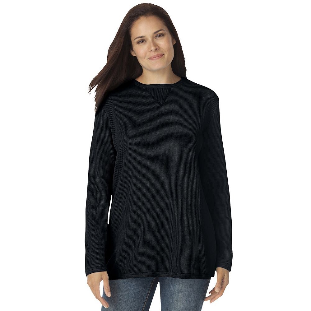 Женщина в женской термосвитшоте больших размеров Woman Within, черный
Женщина в женской термосвитшоте больших размеров Woman Within, черный