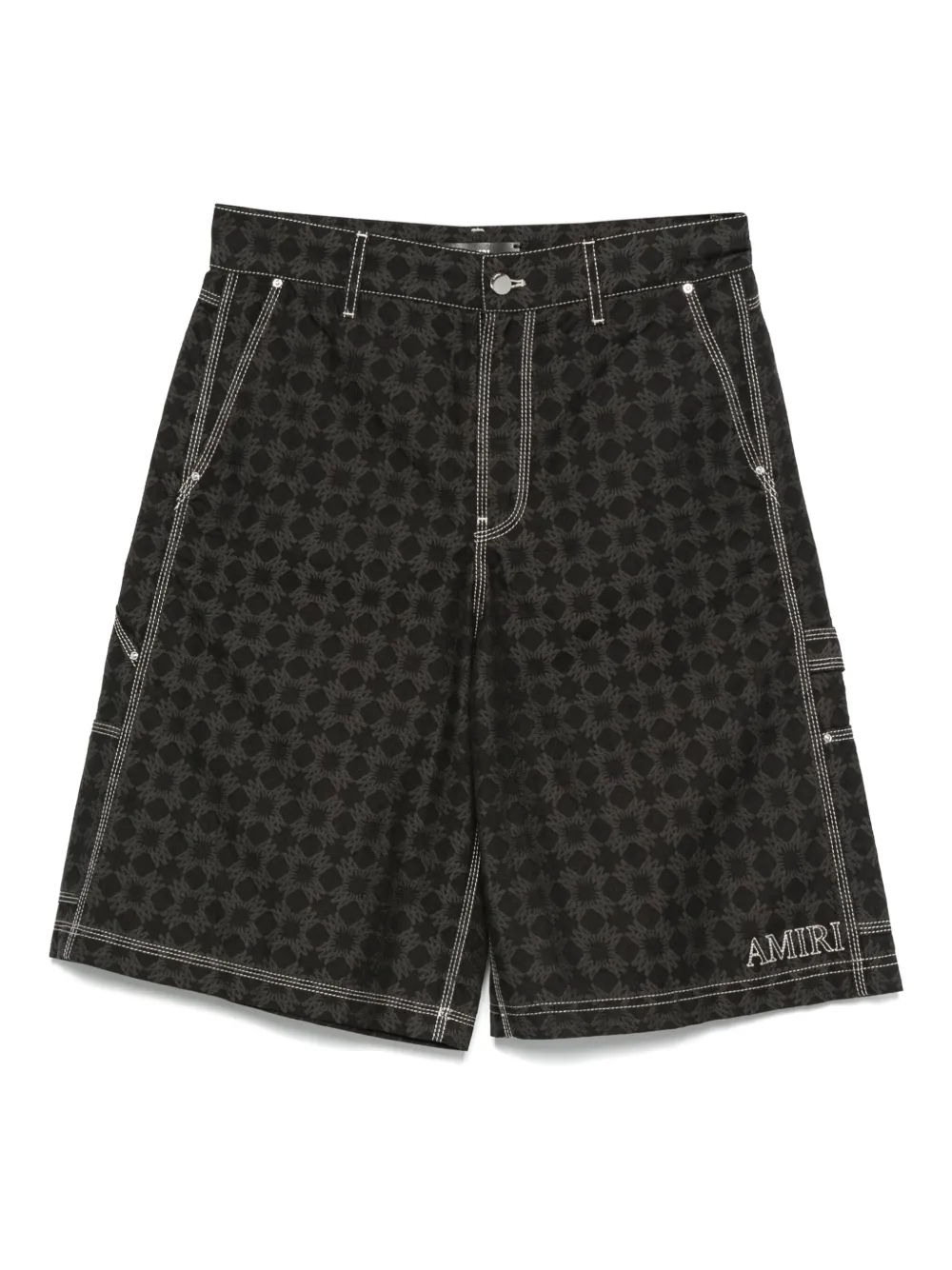 Шорты с геометрическим принтом AMIRI, серый
Шорты с геометрическим принтом AMIRI, серый