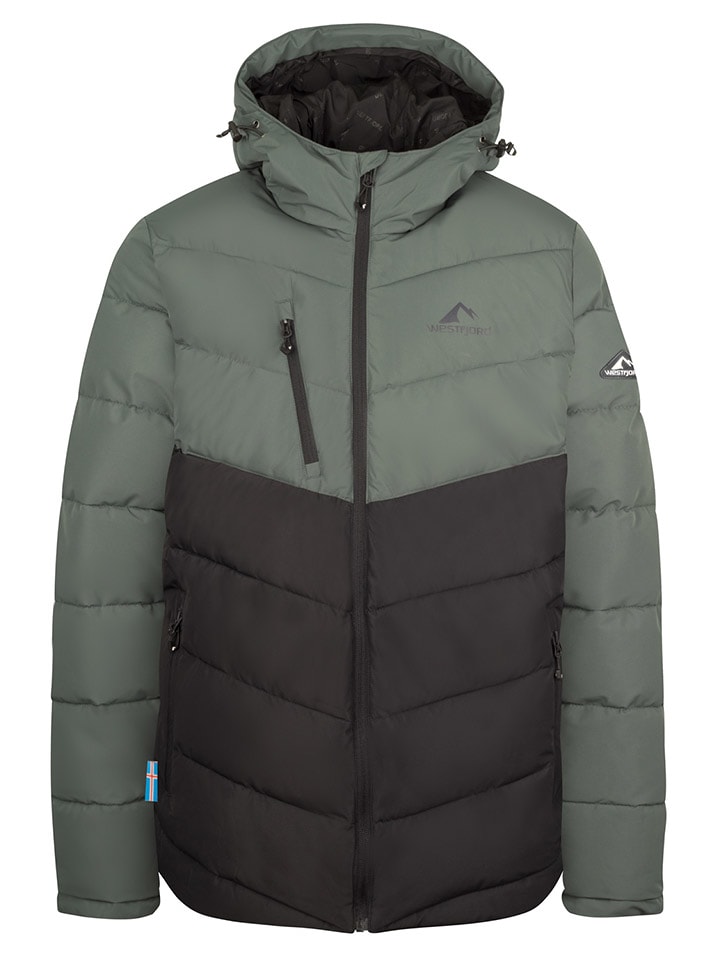 Зимняя куртка Киркьюфетль зелено-черного цвета Westfjord
Зимняя куртка Киркьюфетль зелено-черного цвета Westfjord