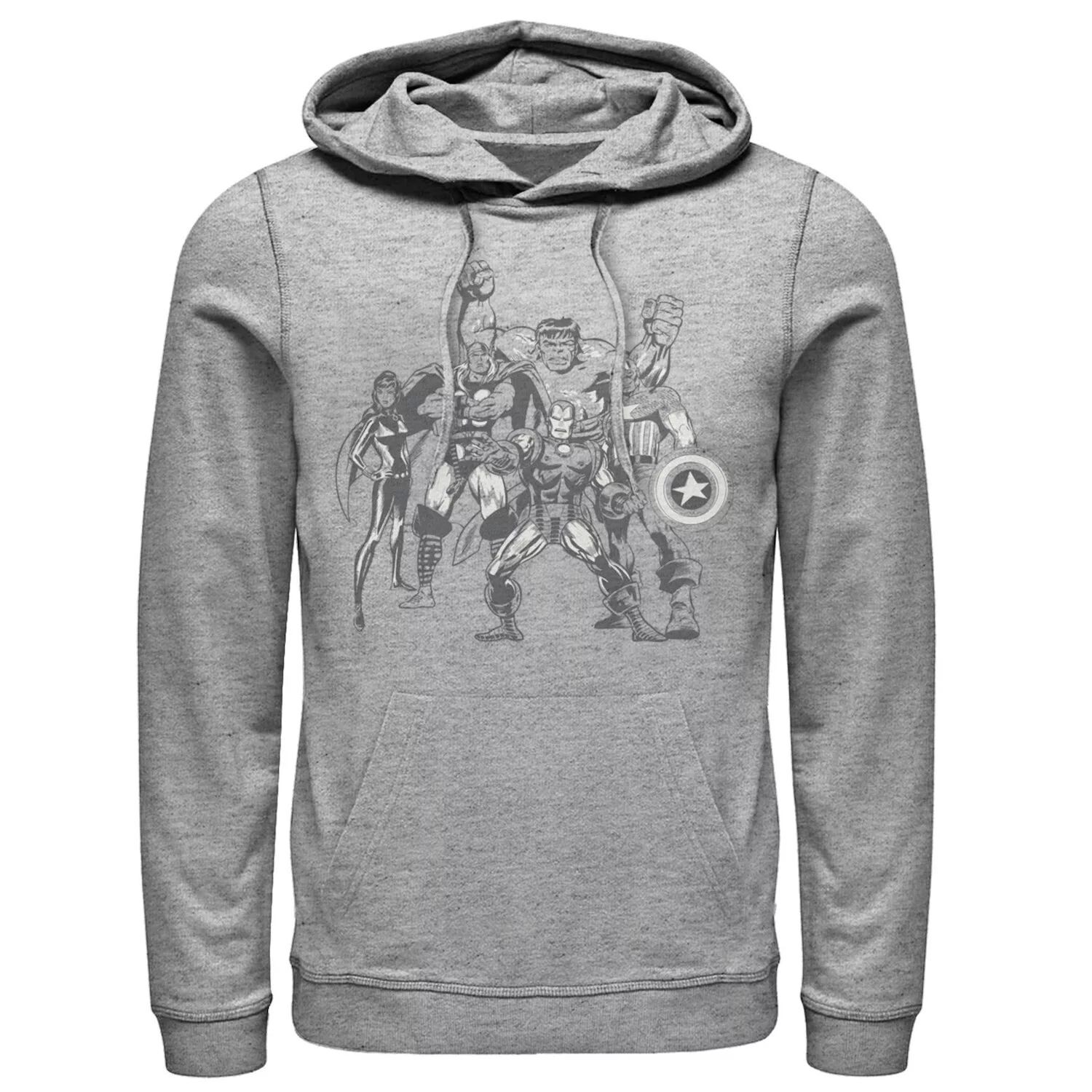 Мужская толстовка с капюшоном в стиле ретро «Marvel The Avengers Group»
Мужская толстовка с капюшоном в стиле ретро «Marvel The Avengers Group»