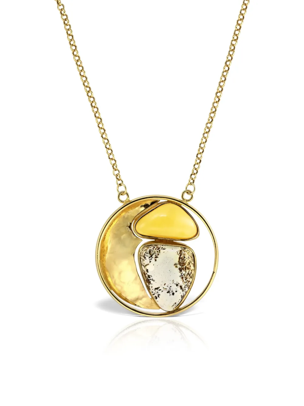 Кулон-круг на цепочке OBSIDIAN, золотой
Кулон-круг на цепочке OBSIDIAN, золотой