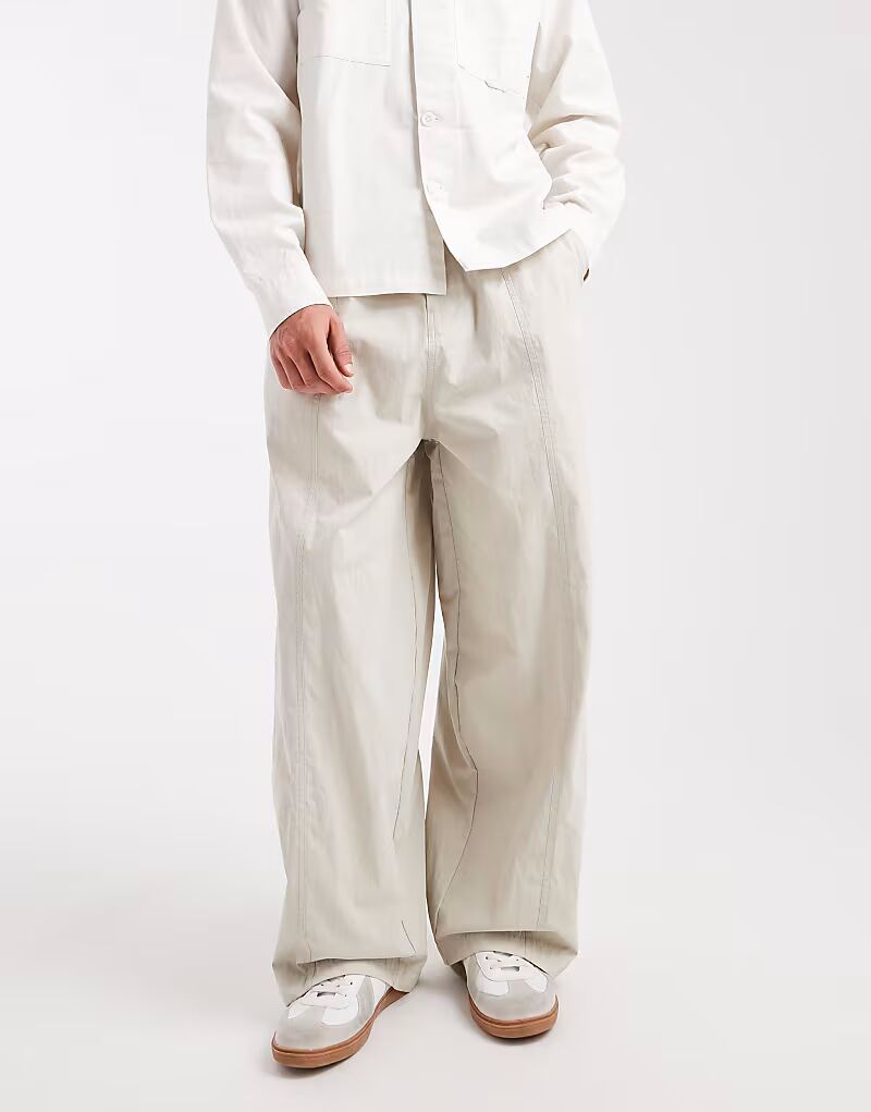 Брюки свободного кроя Asos Design, серо-бежевый
Брюки свободного кроя Asos Design, серо-бежевый