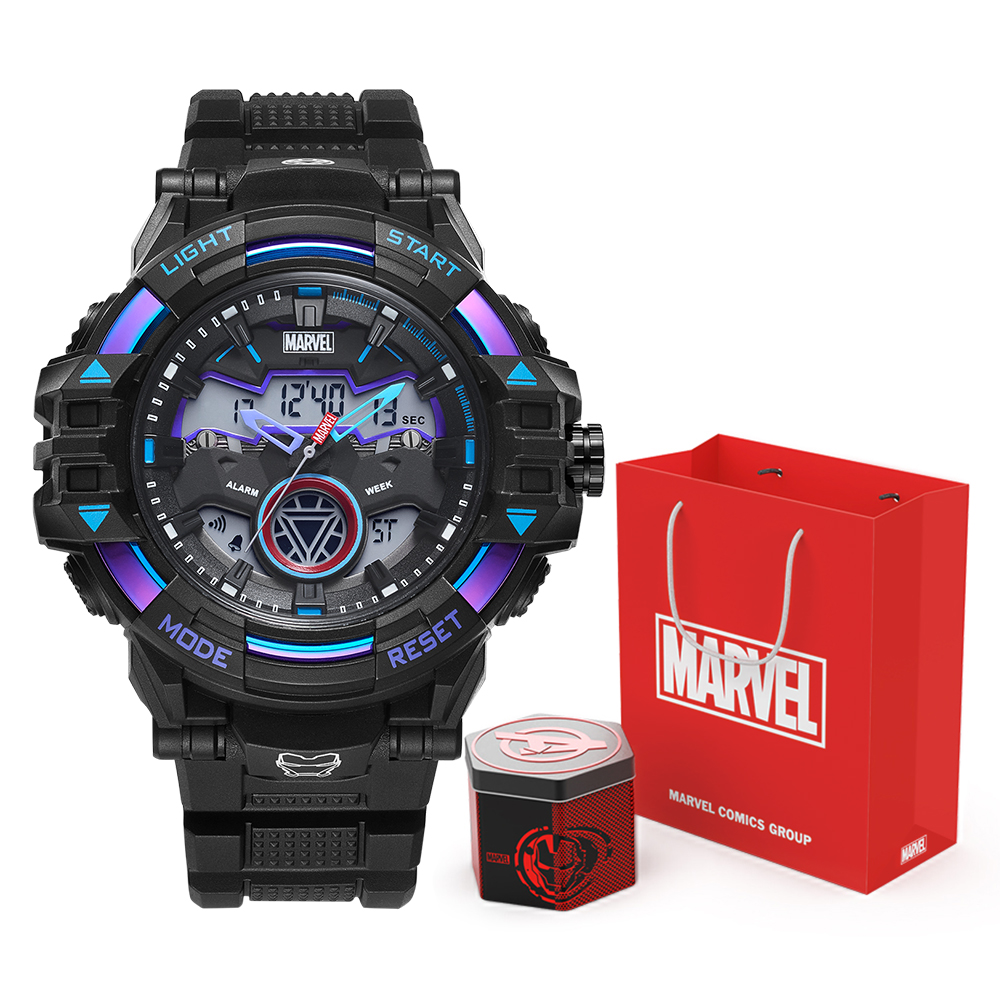 MARVEL Часы Energy Collection Iron Man Electronic Movement TPU Strap Watch Men's Watch Gray Dial
MARVEL Часы Energy Collection Iron Man Electronic Movement TPU Strap Watch Men's Watch Gray Dial