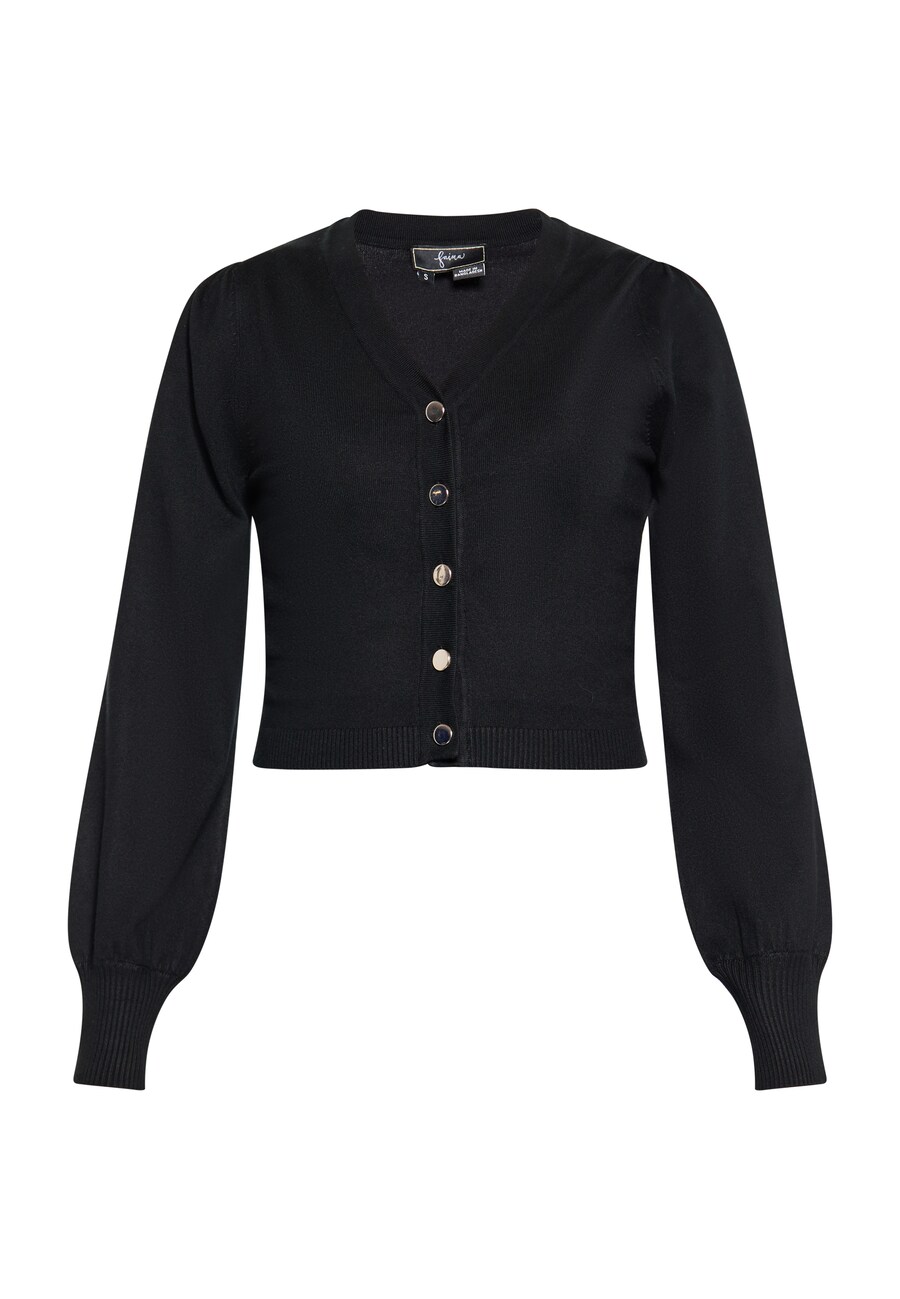 Вязаный кардиган faina Knit Cardigan, черный
Вязаный кардиган faina Knit Cardigan, черный