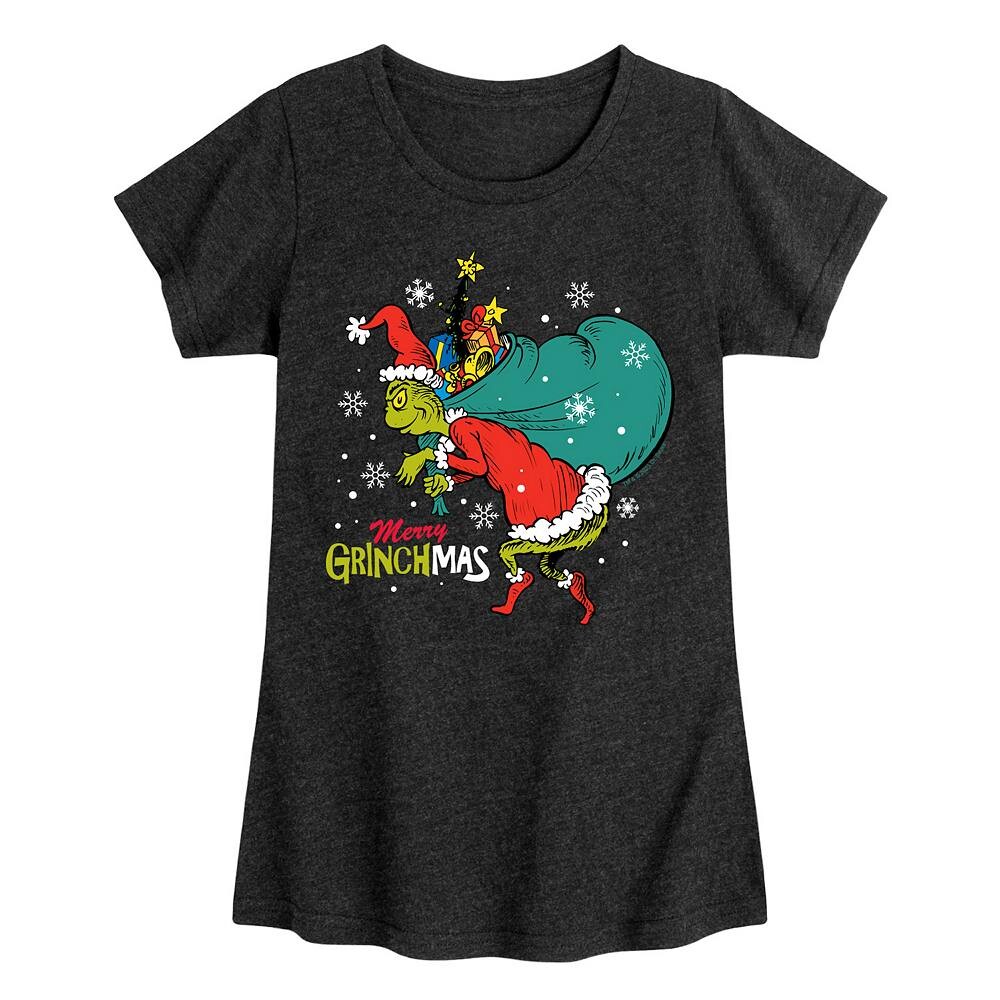 Сумка для игрушек The Grinch Merry Grinchmas, футболка с графическим рисунком для девочек Licensed Character, цвет Heather Black
Сумка для игрушек The Grinch Merry Grinchmas, футболка с графическим рисунком для девочек Licensed Character, цвет Heather Black