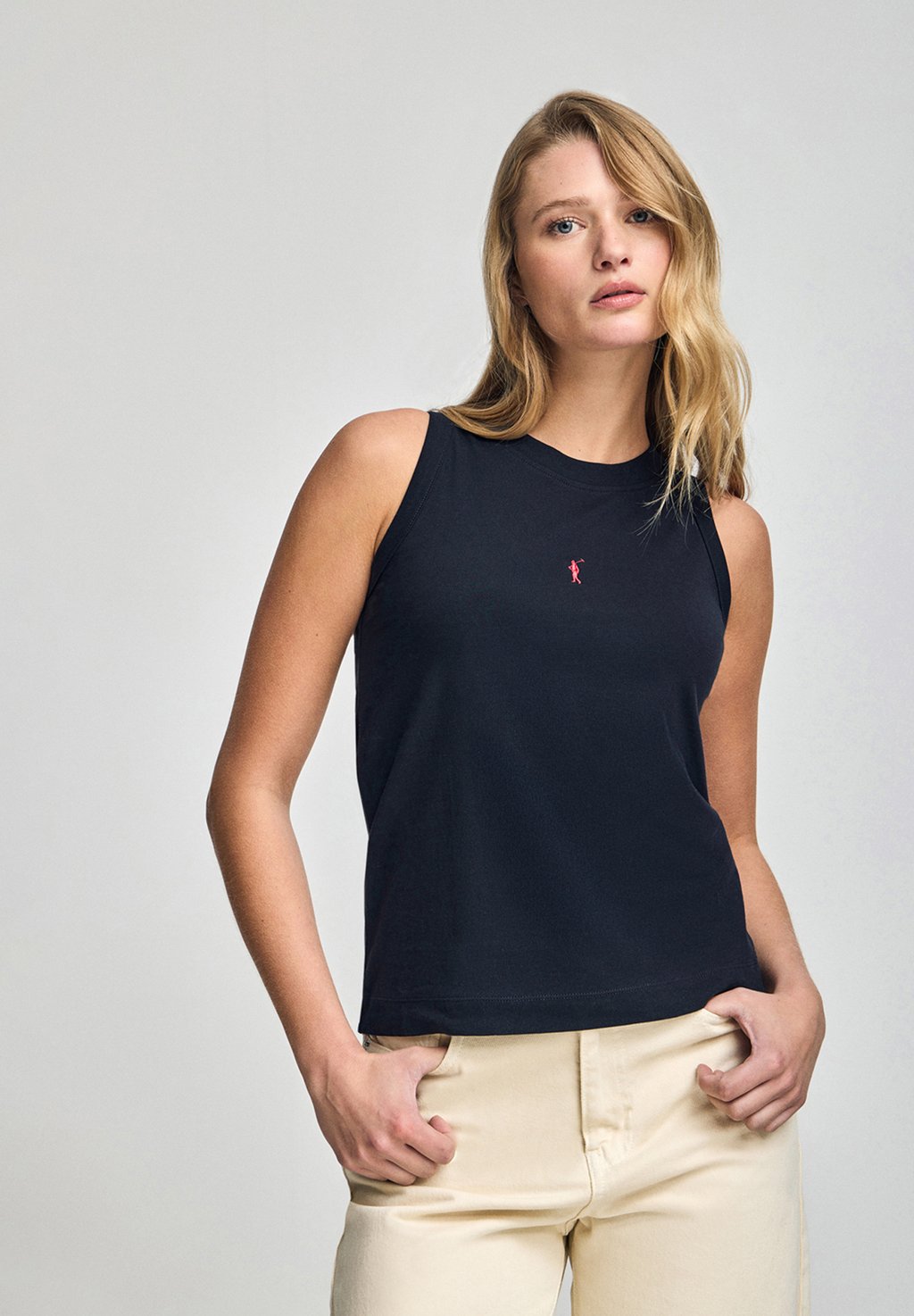 Топ TANK SLIM FIT RIGBY GO Polo Club, синий 
Топ TANK SLIM FIT RIGBY GO Polo Club, синий