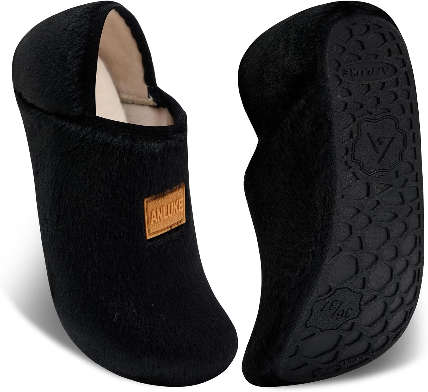 Домашние тапочки ANLUKE для женщин и мужчин с резиновой подошвой, мягкие и легкие, для дома и улицы, черный
Домашние тапочки ANLUKE для женщин и мужчин с резиновой подошвой, мягкие и легкие, для дома и улицы, черный