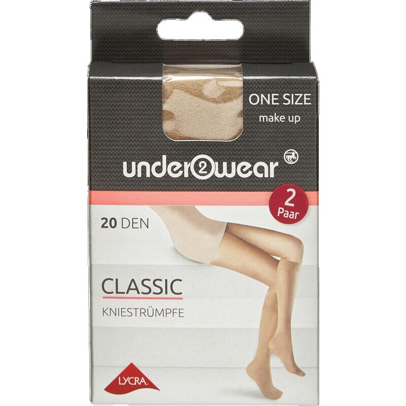 Гольфы Under2wear плотностью 20 ден DP составляют один размер under2wear, 2 шт.
Гольфы Under2wear плотностью 20 ден DP составляют один размер under2wear, 2 шт.