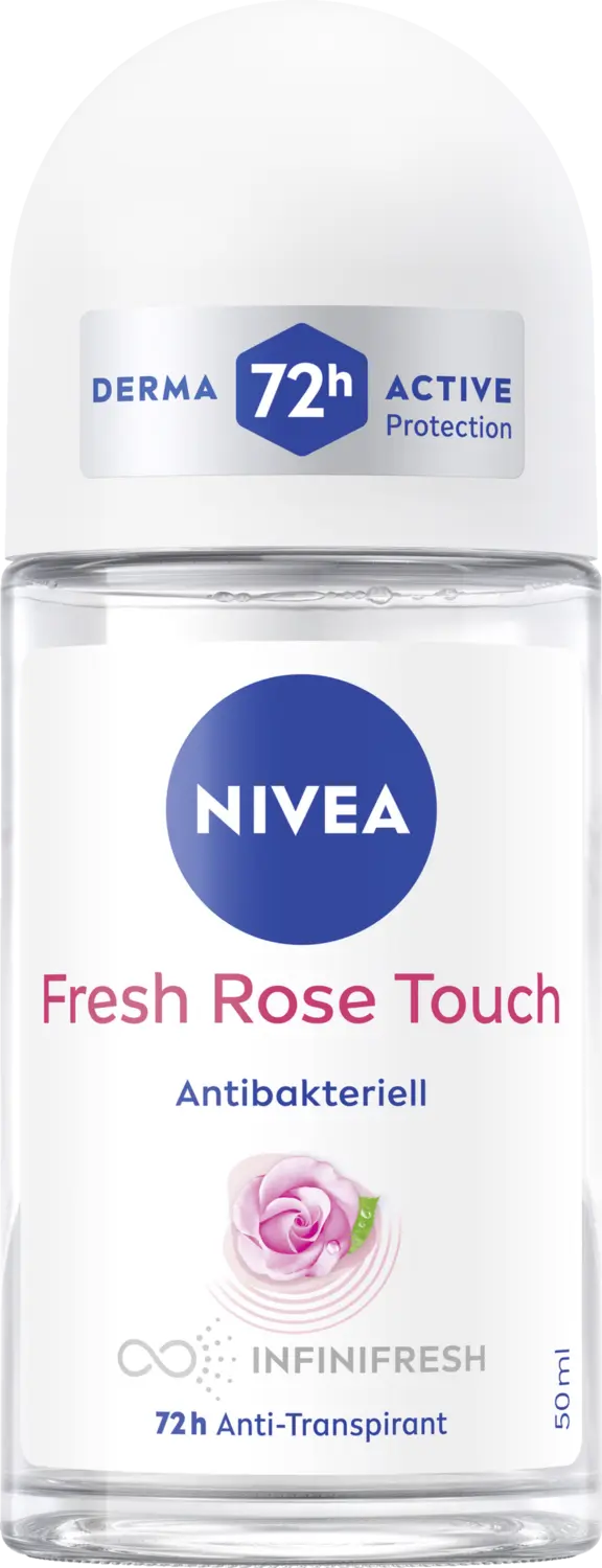 Дезодорант NIVEA Fresh Rose Touch Anti-Transpirant Roll-On
Дезодорант NIVEA Fresh Rose Touch Anti-Transpirant Roll-On