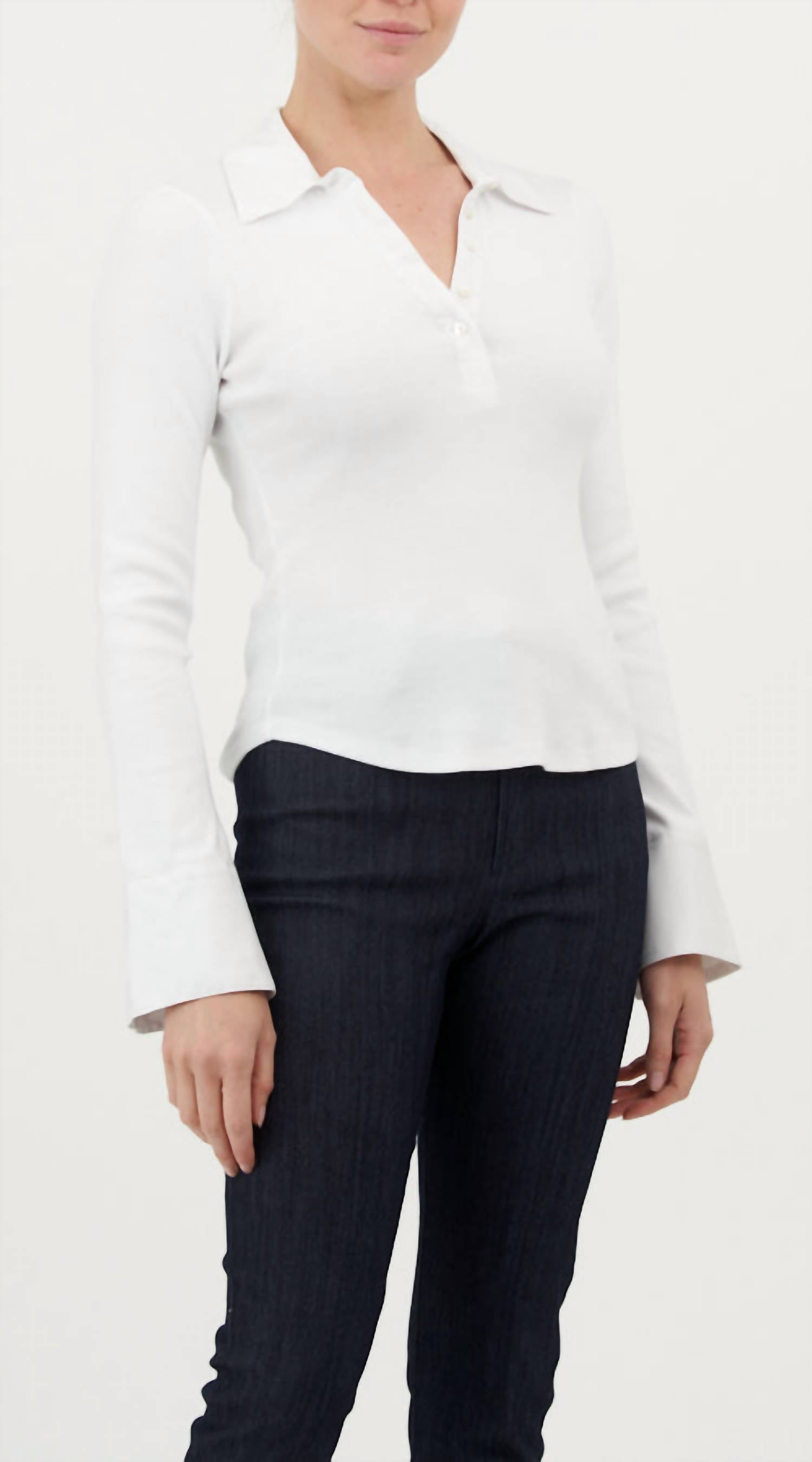 Топ Джейден в белом цвете cinq a sept
Топ Джейден в белом цвете cinq a sept