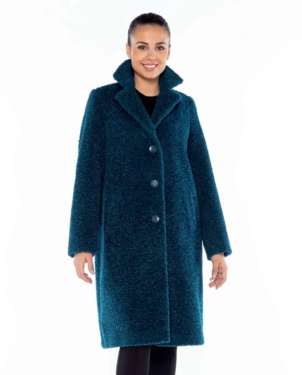 Женское меховое пальто с лацканами и застежкой на пуговицы Fsh, синий
Женское меховое пальто с лацканами и застежкой на пуговицы Fsh, синий