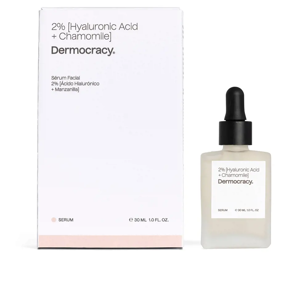 Сыворотка для лица 2% ácido hialurónico + manzanilla sérum facial Dermocracy, 30 мл.
Сыворотка для лица 2% ácido hialurónico + manzanilla sérum facial Dermocracy, 30 мл.