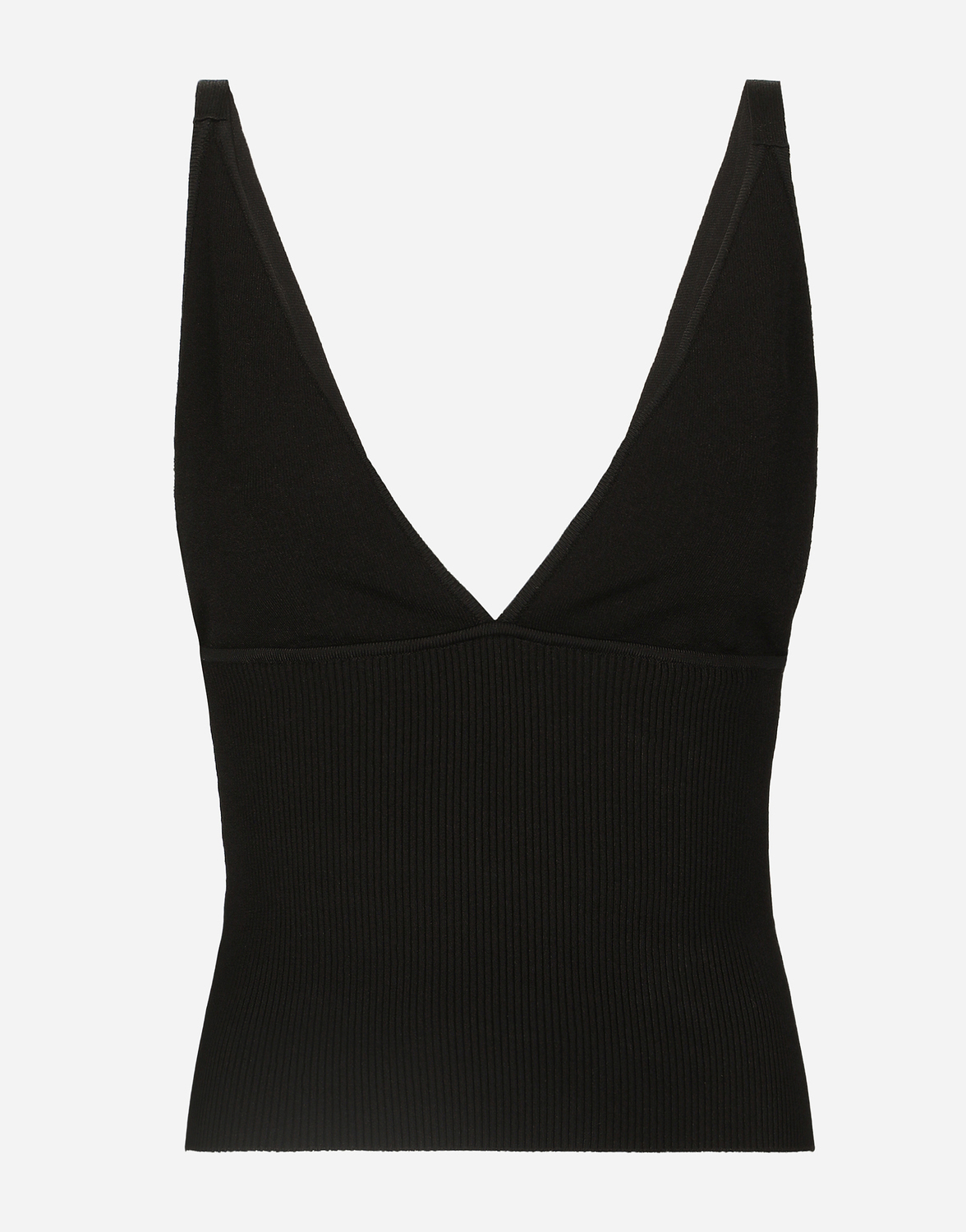 Вязаный топ из вискозы Dolce & Gabbana, черный
Вязаный топ из вискозы Dolce & Gabbana, черный