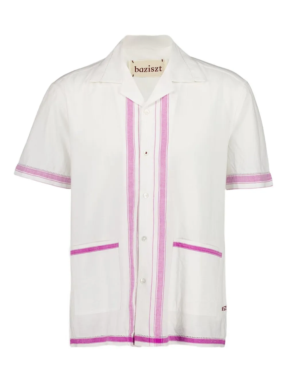 Рубашка с полосатым карманом Baziszt, белый
Рубашка с полосатым карманом Baziszt, белый