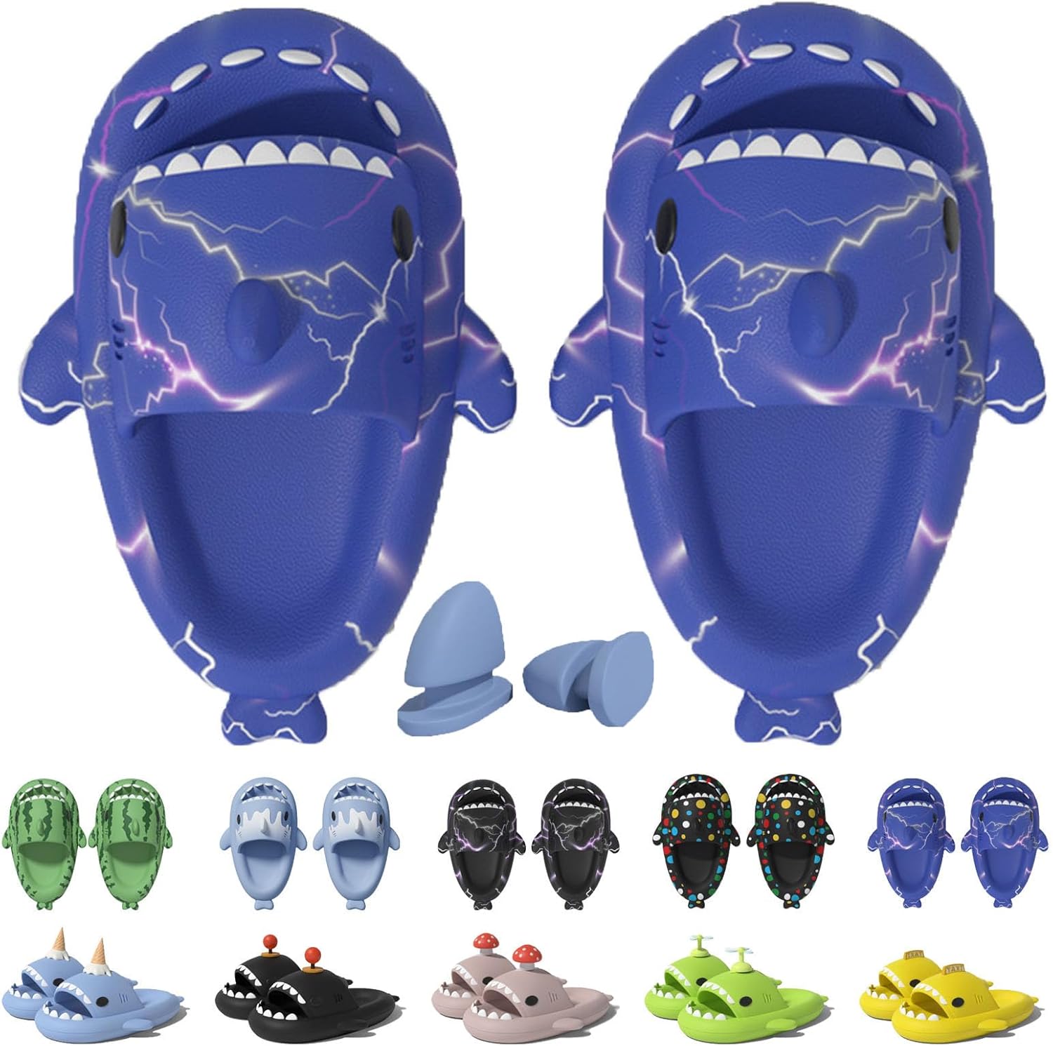 Шлепанцы в форме акулы в рожке мороженого Jfxgjuv, голубой
Шлепанцы в форме акулы в рожке мороженого Jfxgjuv, голубой