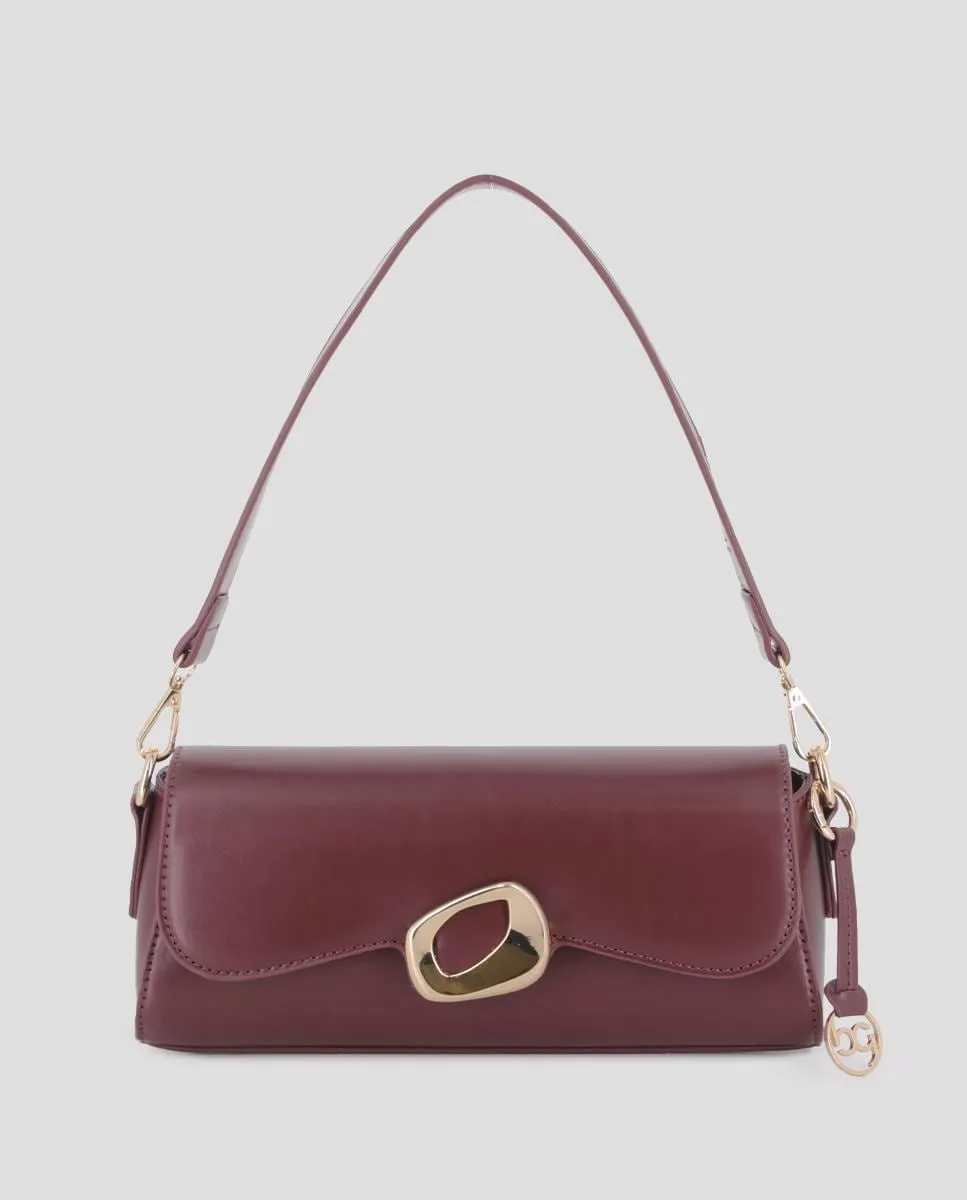 Женская сумка через плечо с металлической фурнитурой Blogger, бордовый
Женская сумка через плечо с металлической фурнитурой Blogger, бордовый