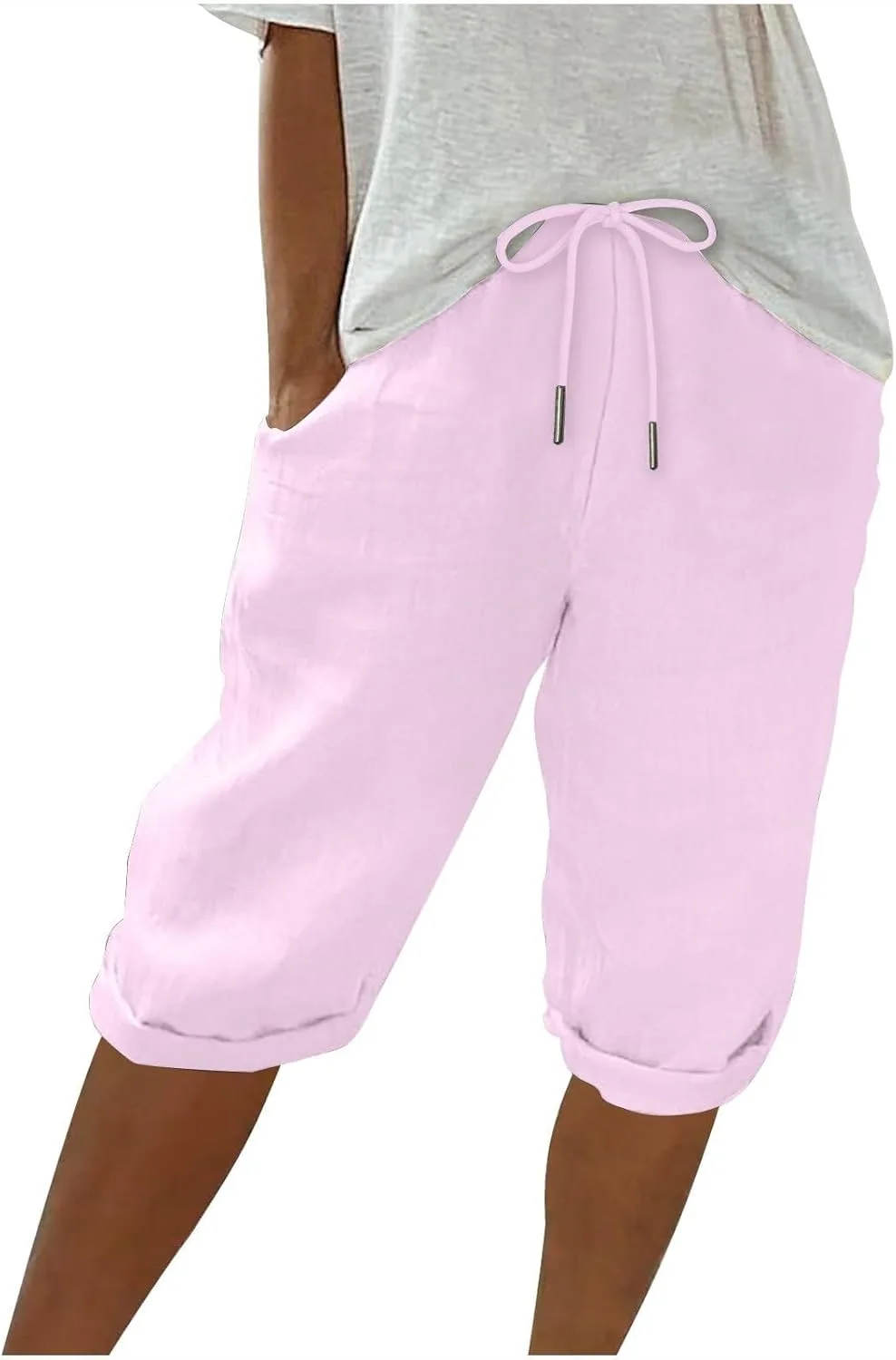 Kenvina женские бермуды до колена с высокой талией
Kenvina женские бермуды до колена с высокой талией