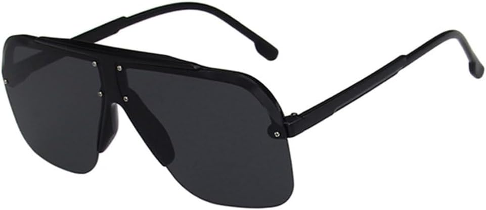 Мужские солнцезащитные очки без оправы, цельные, в винтажном стиле, с пластиковой оправой, прозрачные, женские, ретро, с защитой от УФ-излучения UV400 DSXLY, Black-black
Мужские солнцезащитные очки без оправы, цельные, в винтажном стиле, с пластиковой оправой, прозрачные, женские, ретро, с защитой от УФ-излучения UV400 DSXLY, Black-black