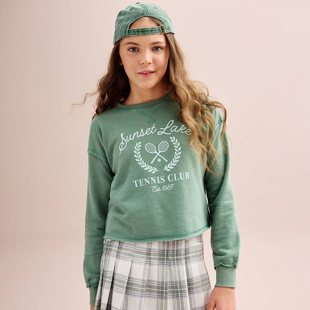 Укороченный свитшот SO для девочек 7–16 лет обычного и большого размера, цвет Green Sunset Lake
Укороченный свитшот SO для девочек 7–16 лет обычного и большого размера, цвет Green Sunset Lake