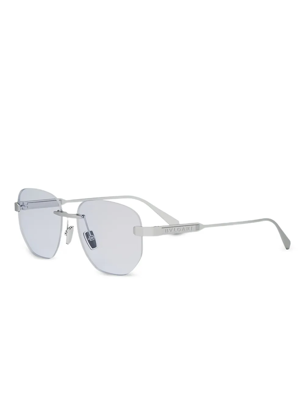 Титановые очки без оправы Bvlgari, серый
Титановые очки без оправы Bvlgari, серый