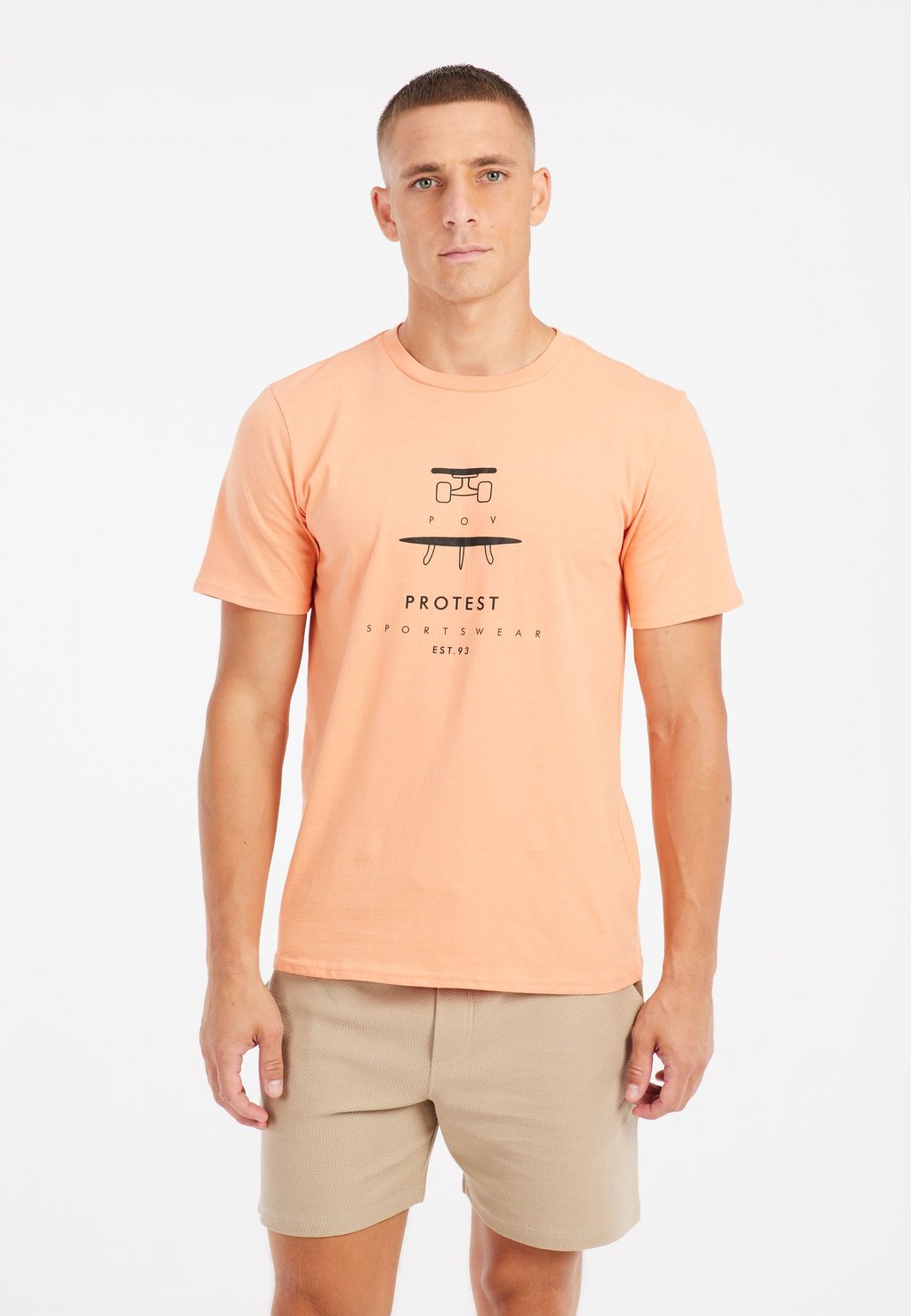 Футболка с принтом TANDROS Protest, оранжевый 
Футболка с принтом TANDROS Protest, оранжевый