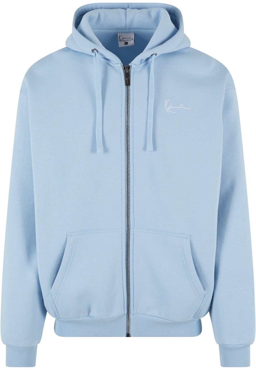 Толстовка с капюшоном на молнии Karl Kani, светло-синий 
Толстовка с капюшоном на молнии Karl Kani, светло-синий