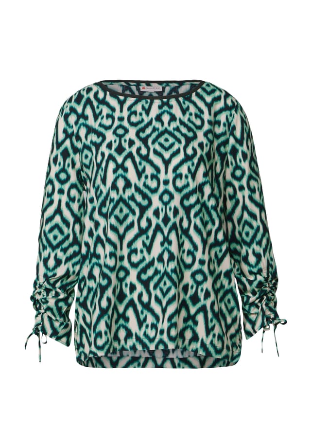 Рубашка блузка сборка Street One, зеленый
Рубашка блузка сборка Street One, зеленый