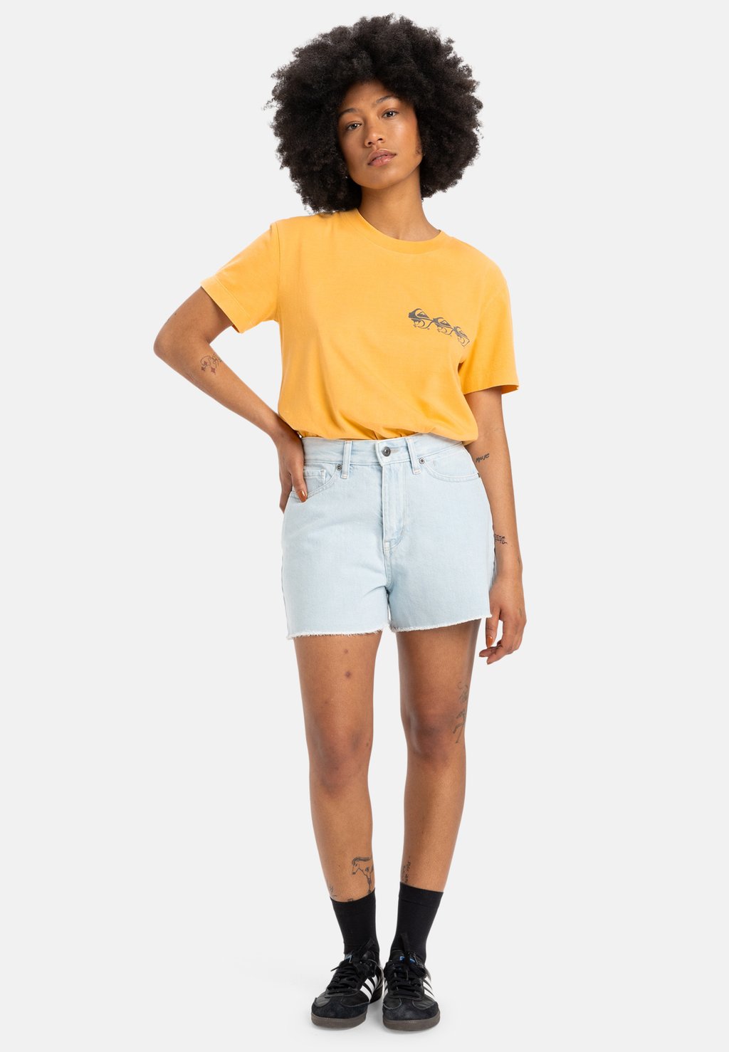 Джинсовые шорты Quiksilver, мята 
Джинсовые шорты Quiksilver, мята