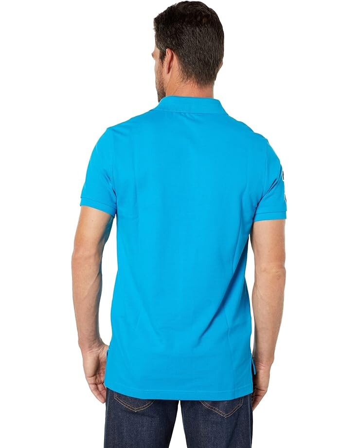 Поло U.S. POLO ASSN. Slim Fit Big Horse Polo with Stripe Collar, цвет Teal Blue
Поло U.S. POLO ASSN. Slim Fit Big Horse Polo with Stripe Collar, цвет Teal Blue