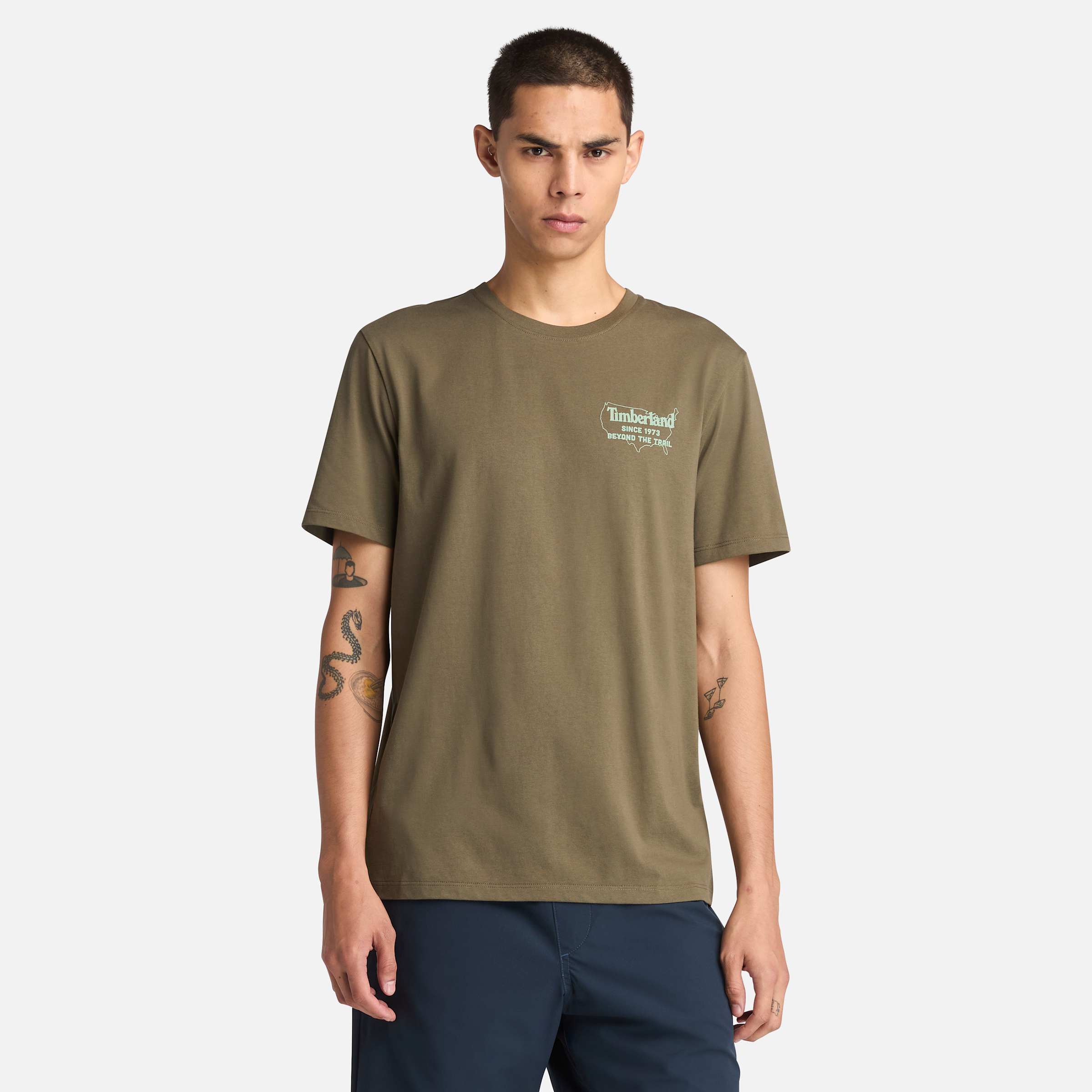 Мужская футболка с коротким рукавом и принтом на спине Timberland, цвет leaf green
Мужская футболка с коротким рукавом и принтом на спине Timberland, цвет leaf green