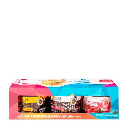 Мини-набор для волос Hair Schedule 3x200 мл - профессиональный уход за волосами Real Natura
Мини-набор для волос Hair Schedule 3x200 мл - профессиональный уход за волосами Real Natura