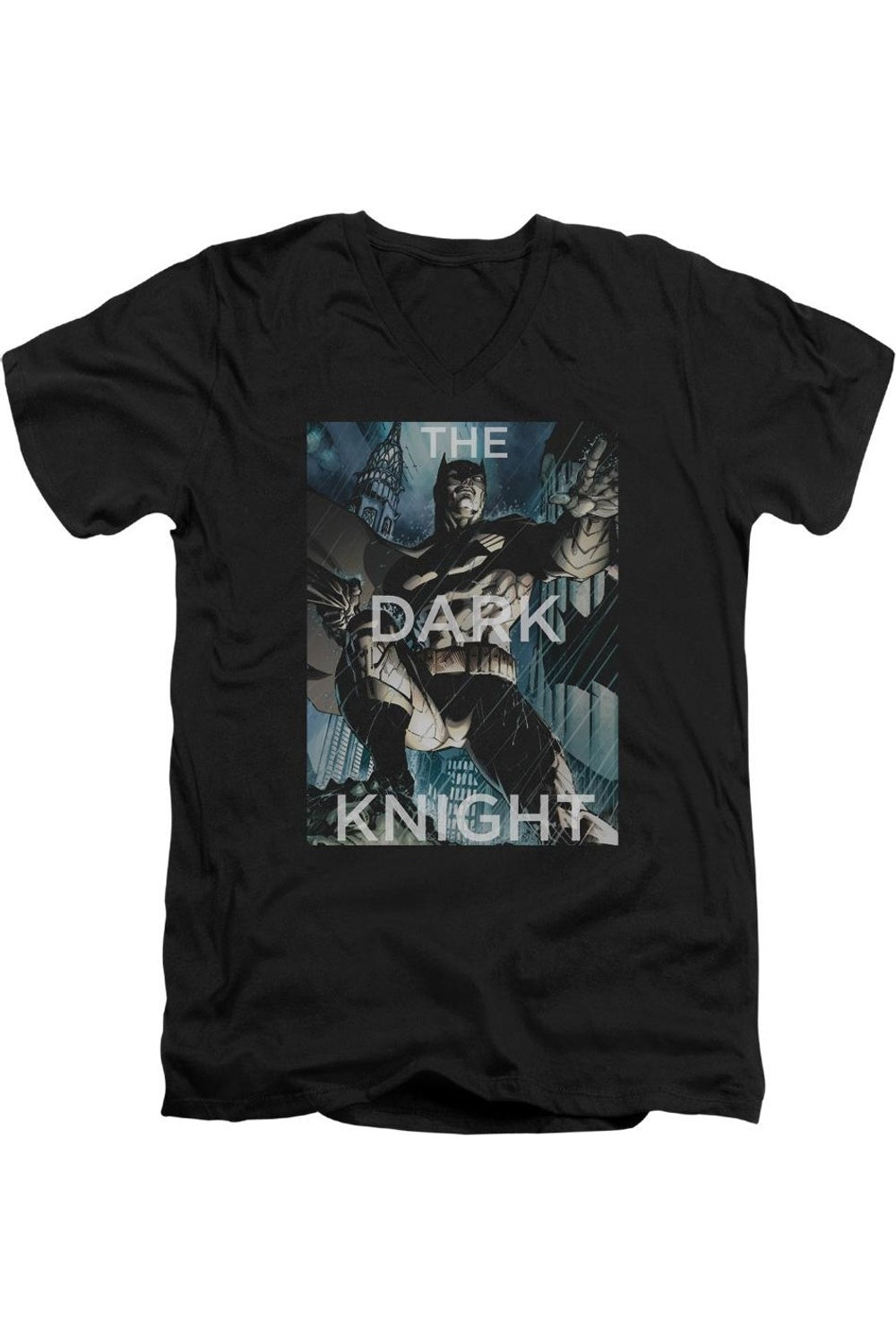 Футболка с коротким рукавом и V-образным вырезом для взрослых из премиального хлопка «Бэтмен сражается со штормом» Gildan, черный
Футболка с коротким рукавом и V-образным вырезом для взрослых из премиального хлопка «Бэтмен сражается со штормом» Gildan, черный