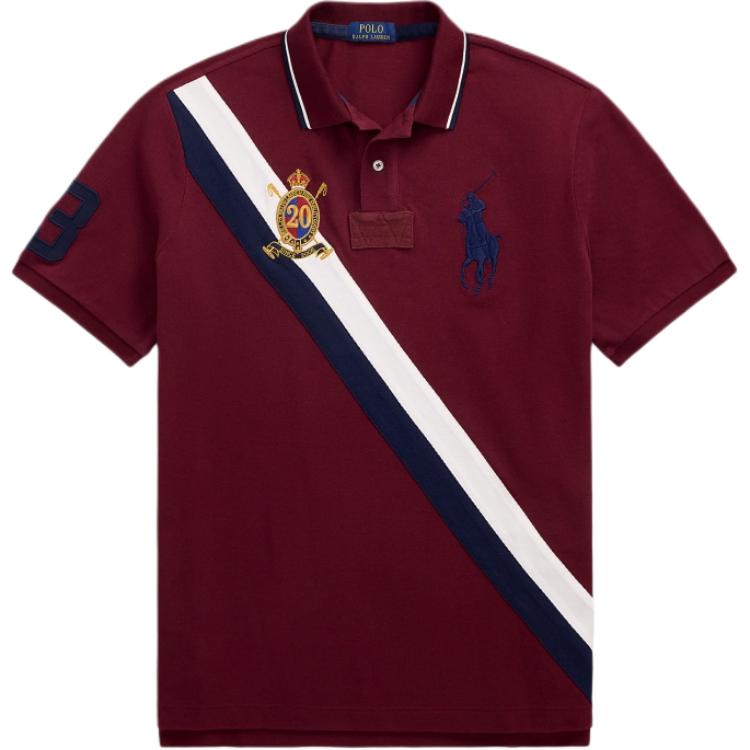 Поло с диагональной полосой Polo Ralph Lauren, Burgundy
Поло с диагональной полосой Polo Ralph Lauren, Burgundy