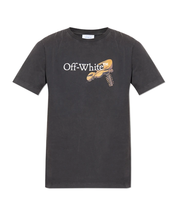 Футболка с логотипом Off White, серый
Футболка с логотипом Off White, серый