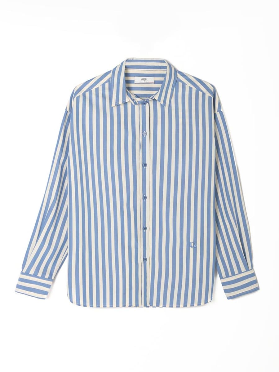 Блуза Le Temps Des Cerises Ana, светло-бежевый/небесно-голубой
Блуза Le Temps Des Cerises Ana, светло-бежевый/небесно-голубой